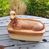 Ceramic deer terrine