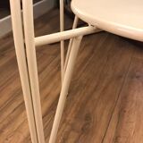 Fauteuil crème Lune d'Argent de Pascal Mourgue