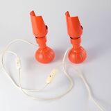 Rare Pair of Mid-Century Gino Sarfatti Model 600P Lamps for Arteluce, Italy 1966