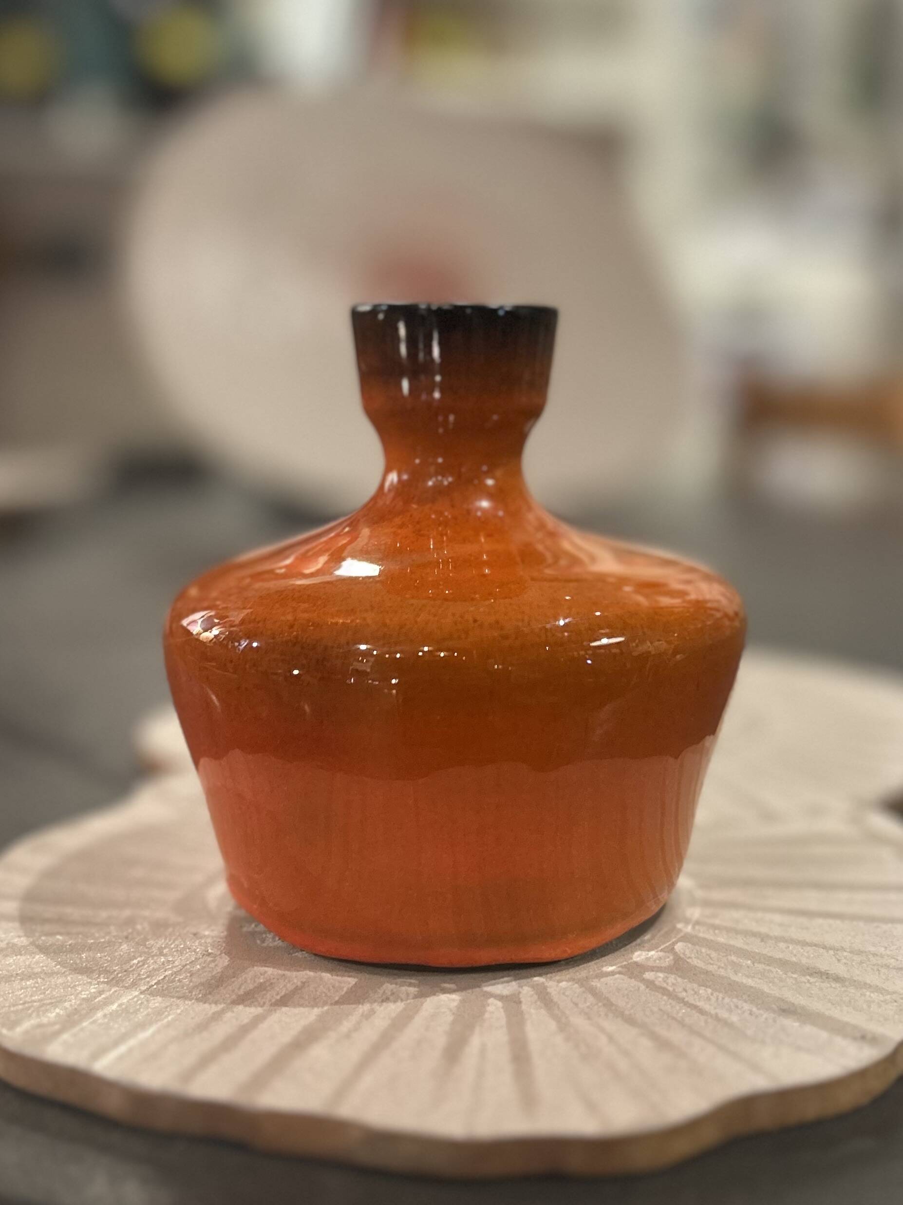 Small ceramic vase by Gérard Hoffman