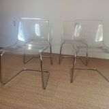 Chaise plexiglas vibtage Carl Ojerstan