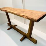 Solid wood console
