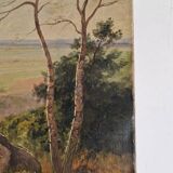 Tableau, huile sur toile signé Jean Dufau, XIXème s.