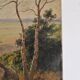 Antique 19th century oil on canvas painting signed Jean Dufau