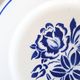 Set of 6 Badonviller flat plates, vintage French, authentic, rare, countryside