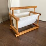 Vintage Scandinavian Sling Magazine Holder by Ate Van Apeldoorn, 1970s