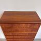 Vintage Danish tall boy - chest of drawers
