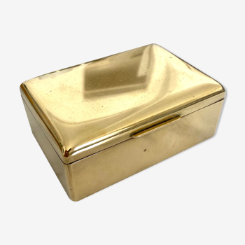 Old brass cigarette box