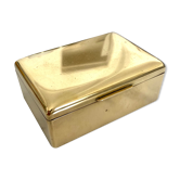 Old brass cigarette box