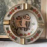 Empty brass pocket partitioned owls