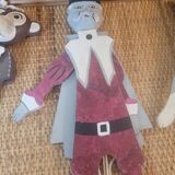 Set of 3 wooden puppets