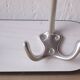Vintage white Formica coat rack - triple hook