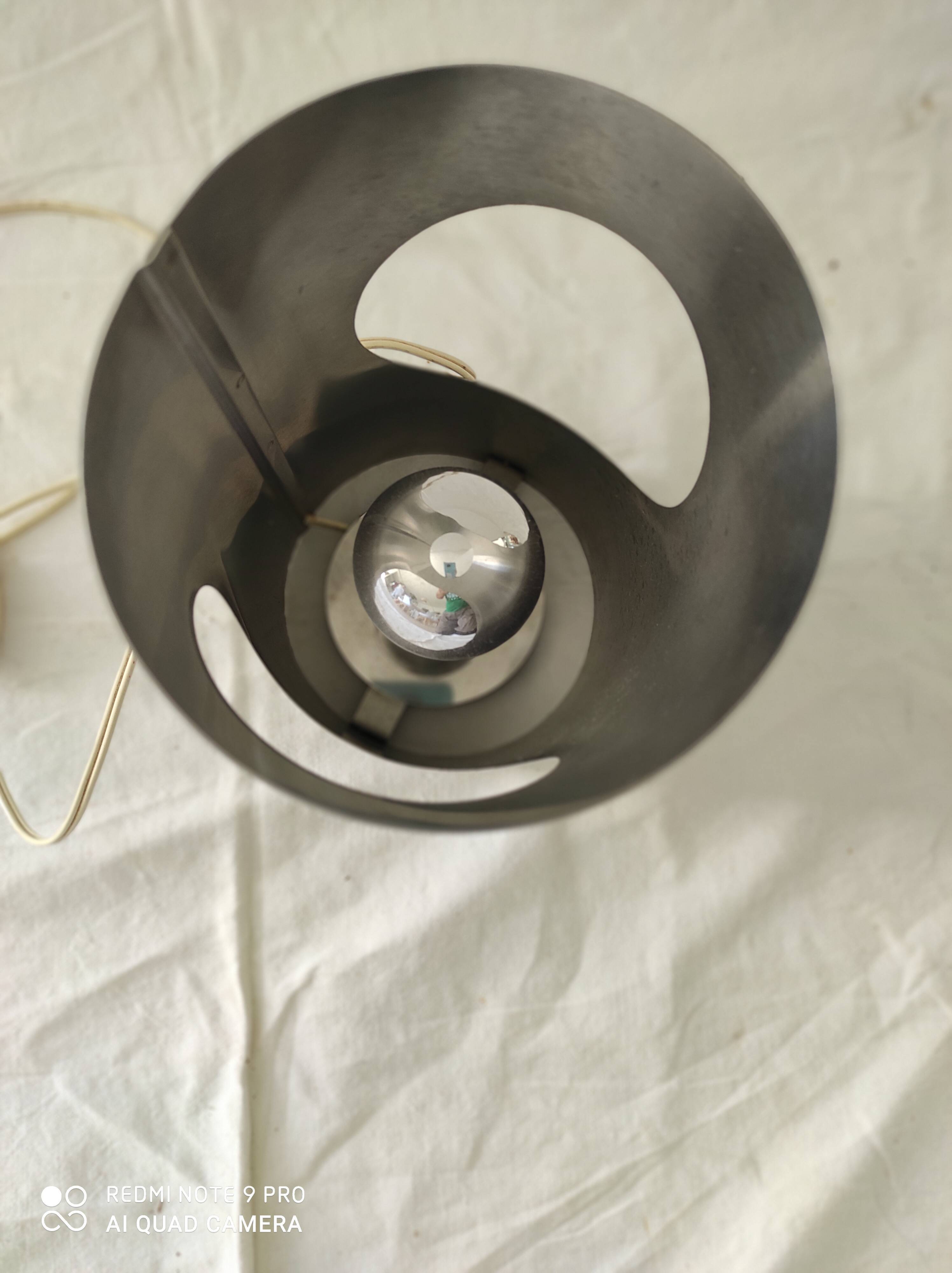 70 year stainless steel table lamp
