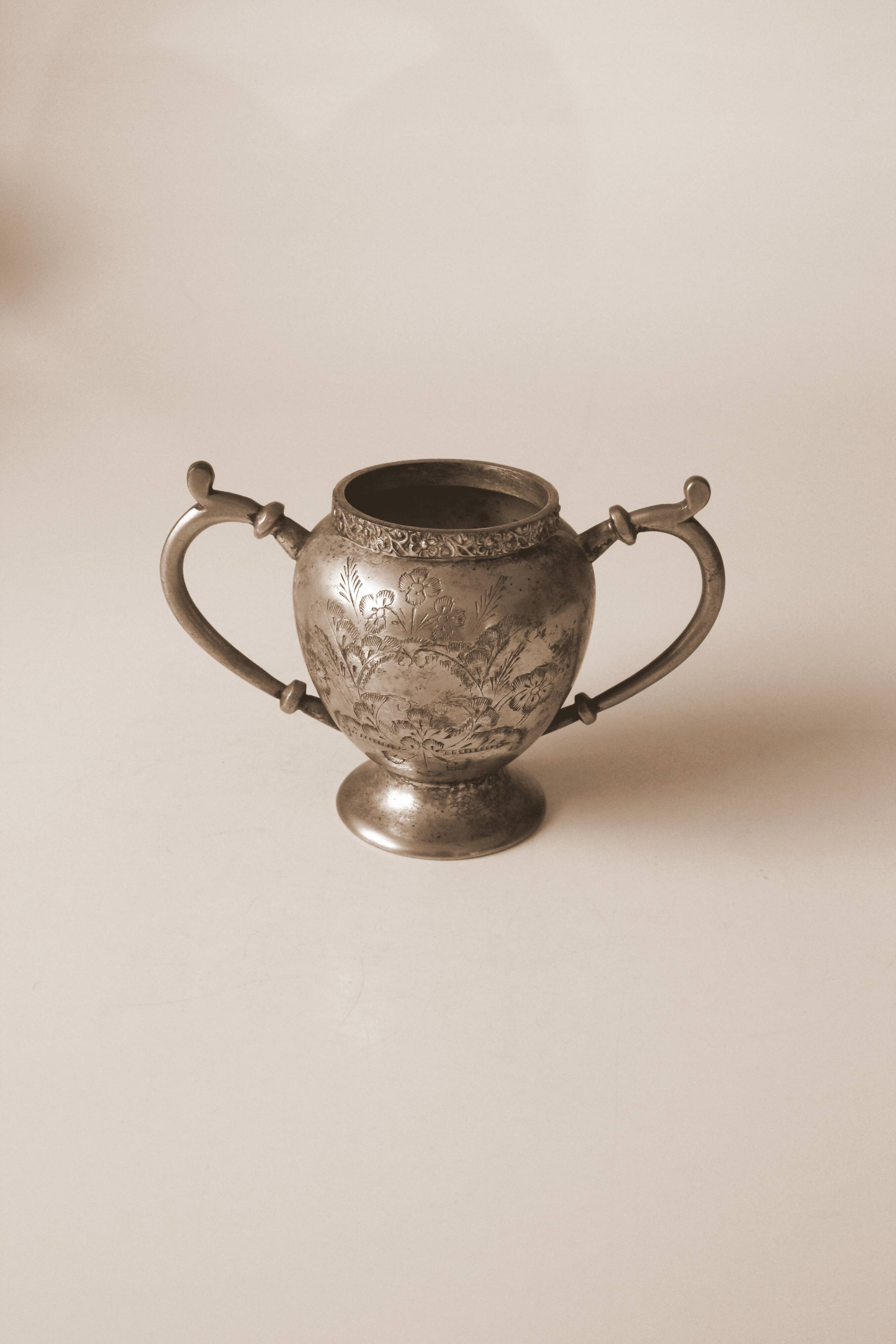 Antique silver plated sugar bowl, EPNS silver plated