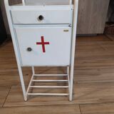 Industrial bedside table