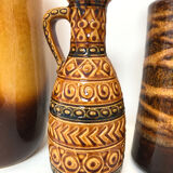 Composition 3 German vases W. Germany, 1970