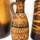 Composition 3 German vases W. Germany, 1970