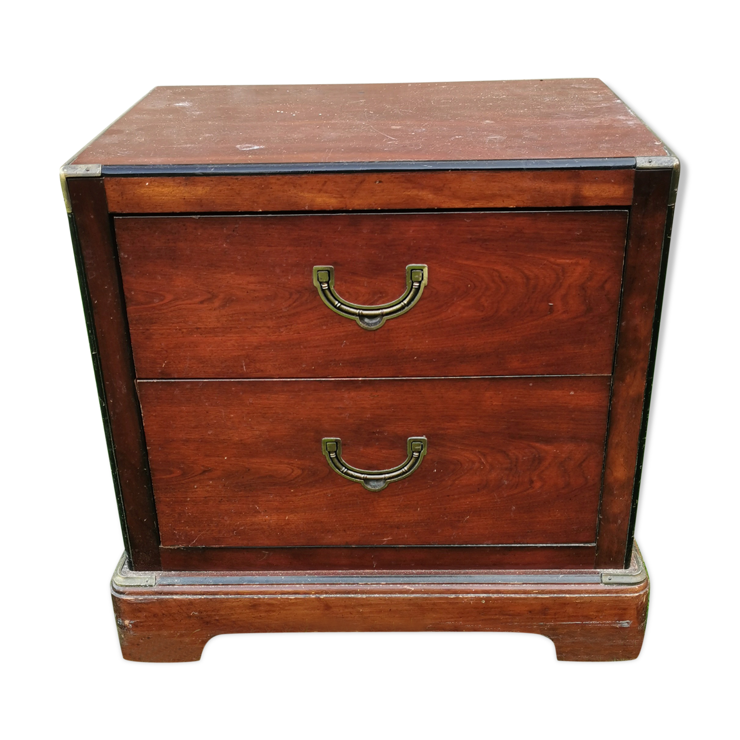 Navy dresser, solid mahogany, National Airy, with handles