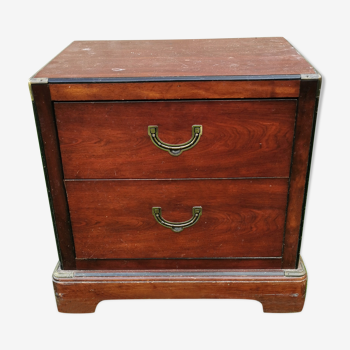 Navy dresser, solid mahogany, National Airy, with handles