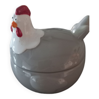 Poule céramique