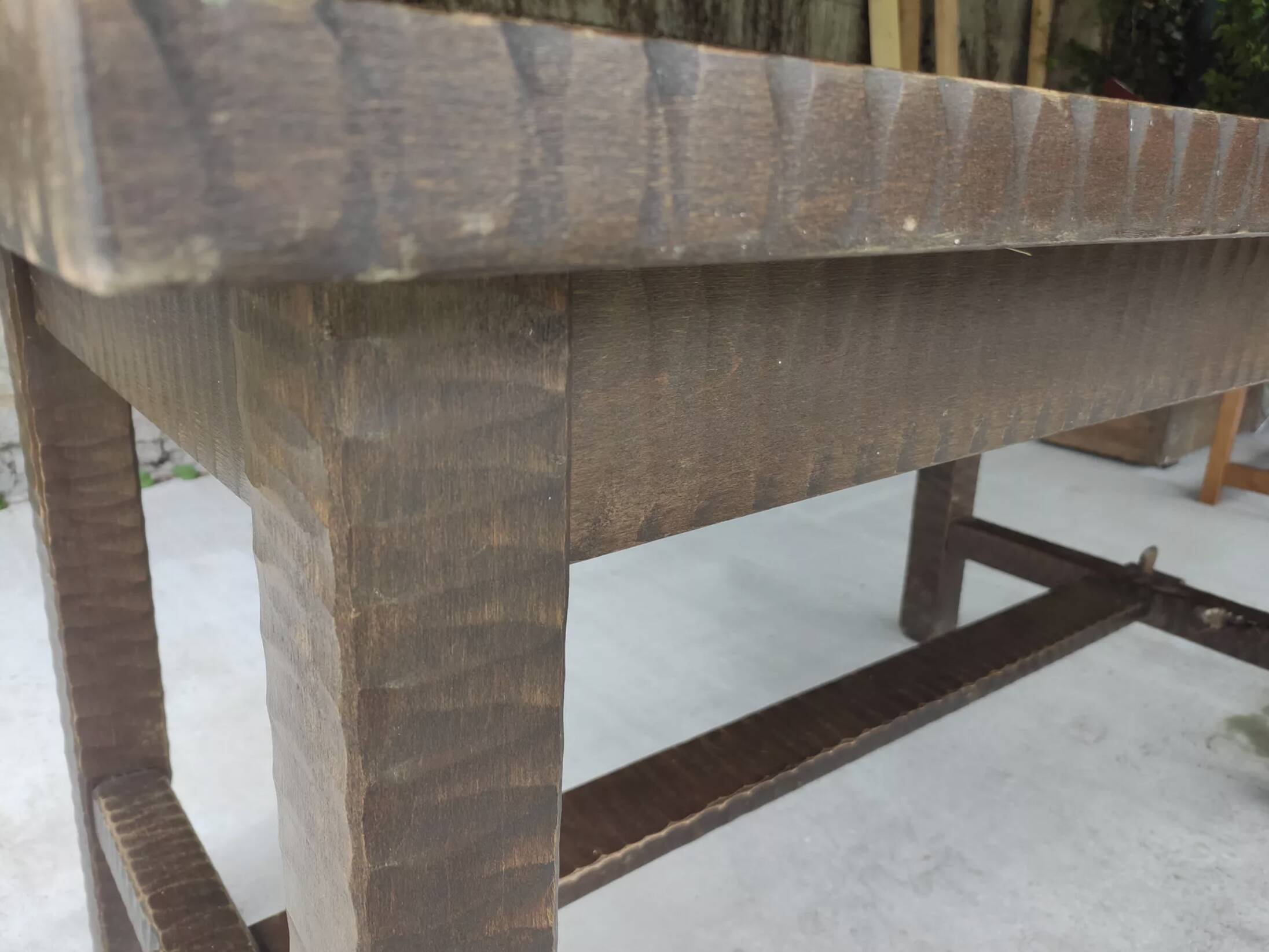 Brutalist farm table 1970