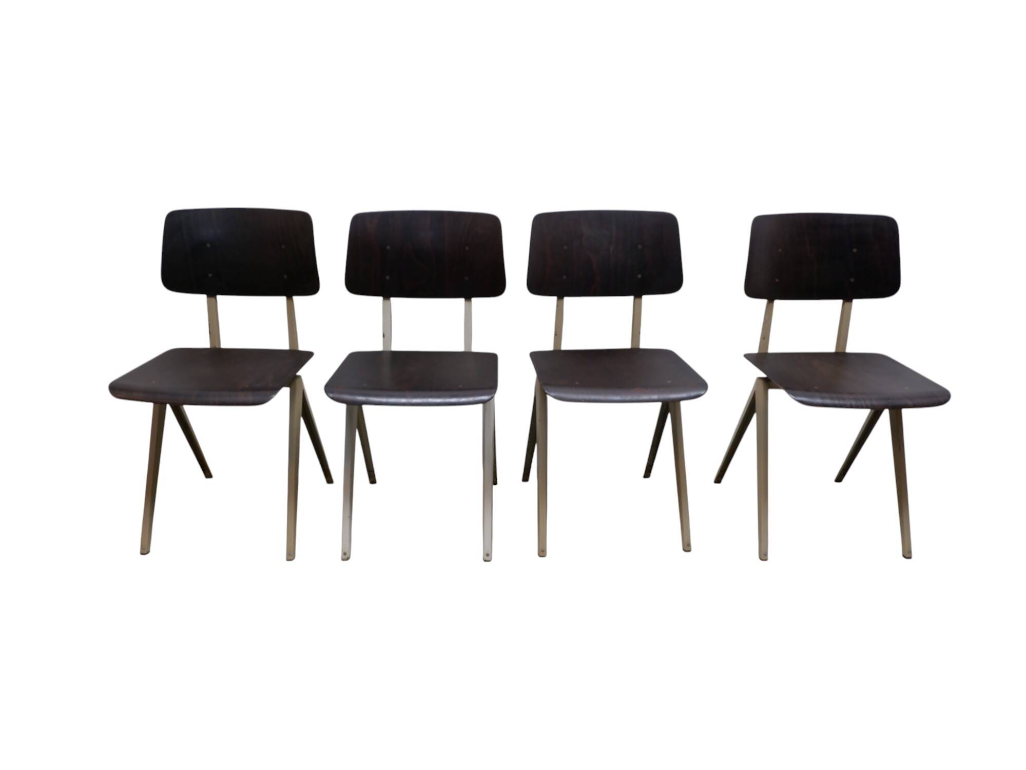 Set of 4 vintage Galvanitas chairs, 1960s