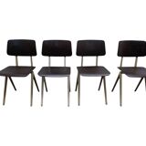 Set of 4 vintage Galvanitas chairs, 1960s
