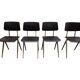 Ensemble de 4 chaises vintage Galvanitas, années 1960