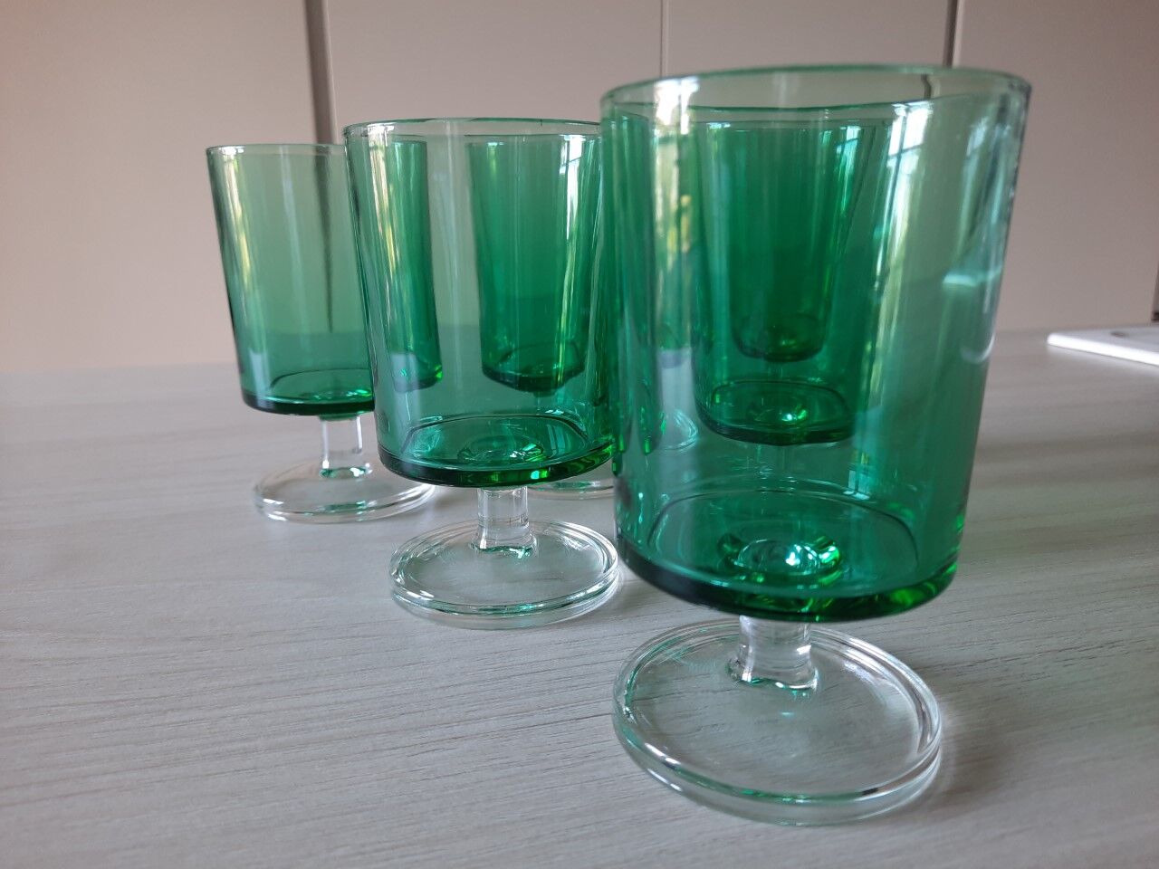 Set of 6 vintage glasses
