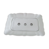 Pullivuyt white ceramic asparagus dish