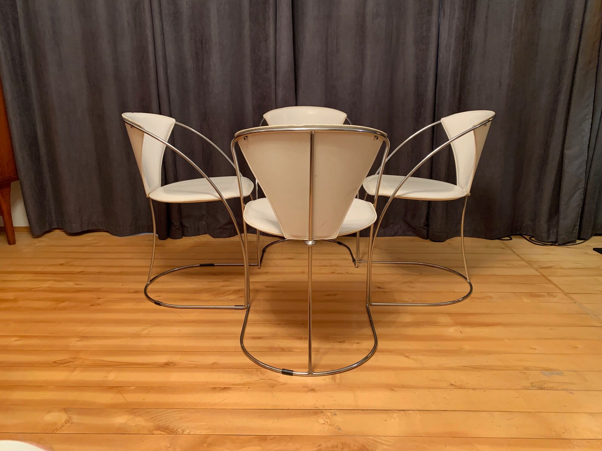 Set of four Linda chairs, Arrben, Italy, 1980s