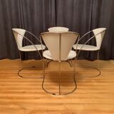 Set of four Linda chairs, Arrben, Italy, 1980s