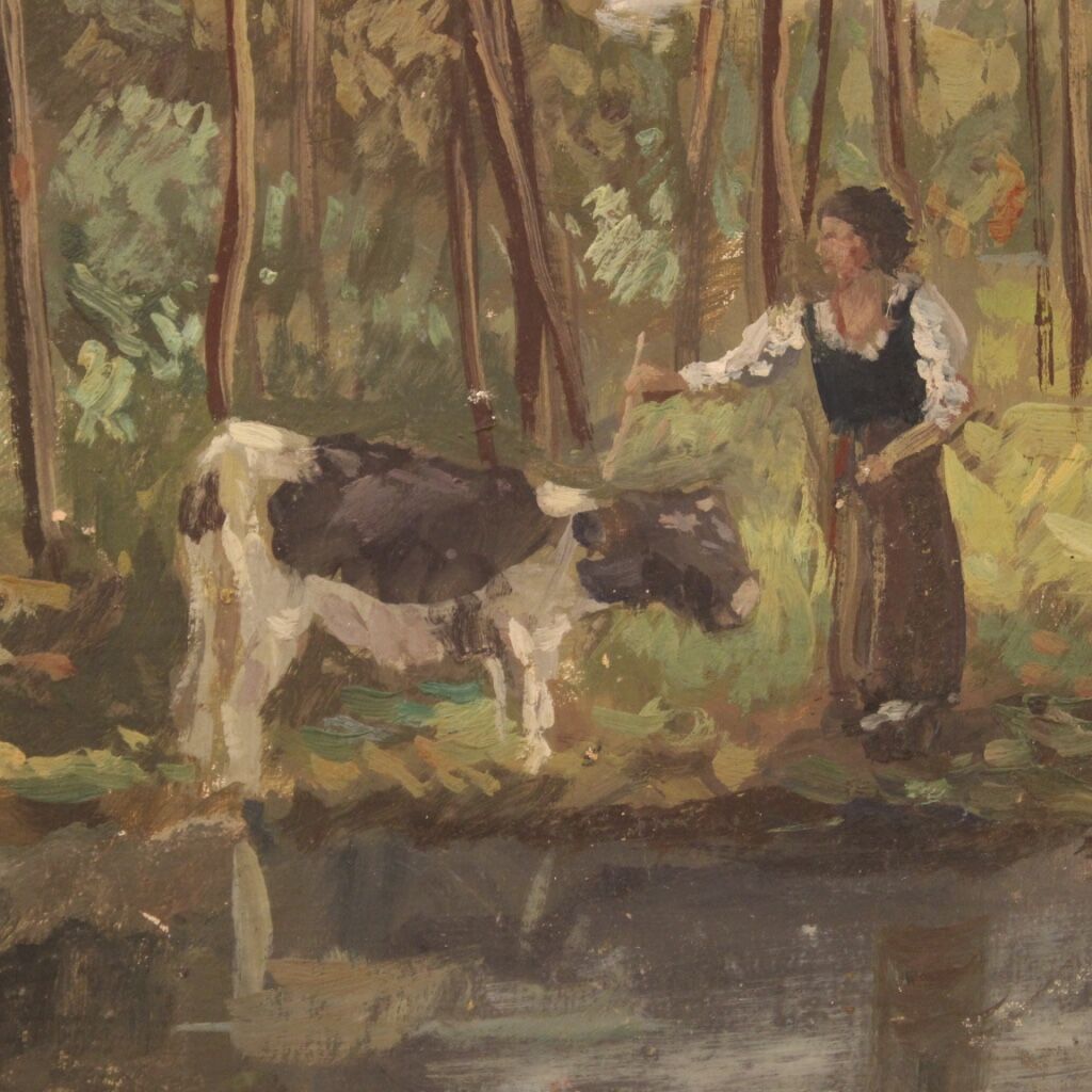 Paysage signé du 20ème siècle