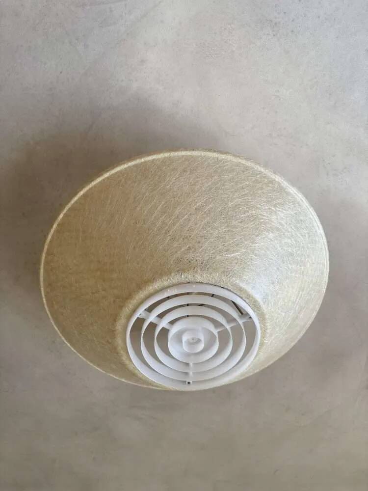 Louis Kalff ceiling light Philips from the 1950s in fibreglass.
