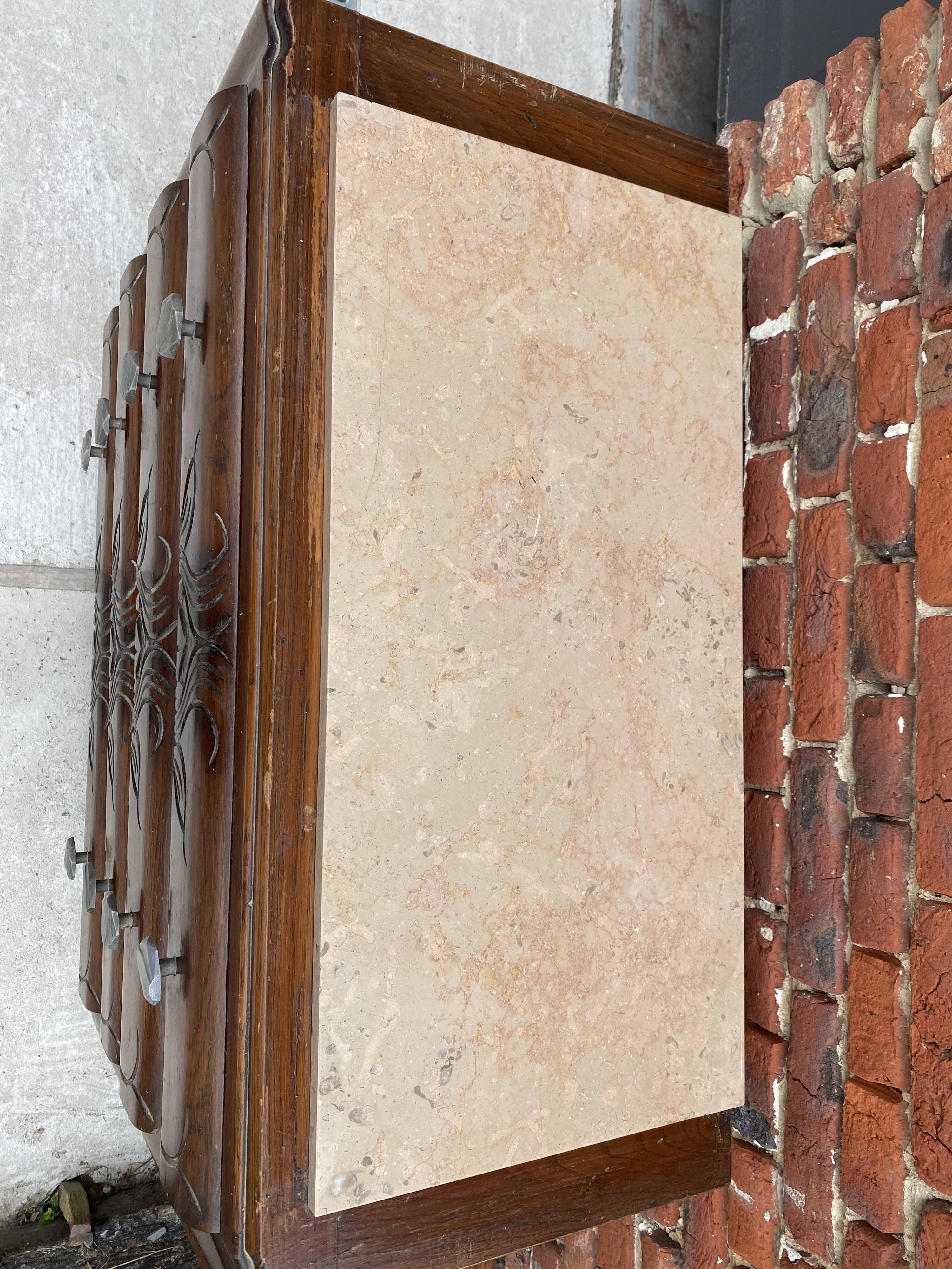 Dresser 30/40s pink marble
