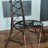 Mid century bamboo chair dirk van sliedrecht