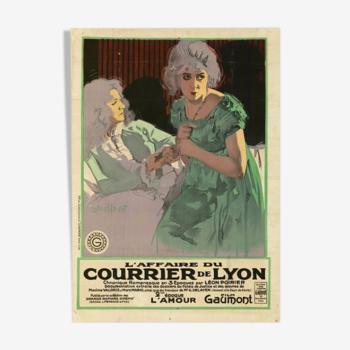 Affiche cinéma ancienne - L'affaire du courrier de Lyon : L'amour