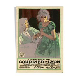 Affiche cinéma ancienne - L'affaire du courrier de Lyon : L'amour