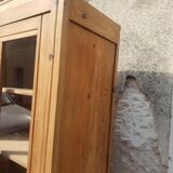 Parisian cabinet glazed raw wood
