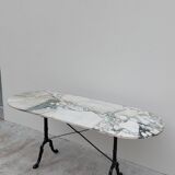 Bistro table restaurant marble godin -1m64