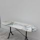 Bistro table restaurant marble godin -1m64