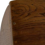 Vintage wooden wall shelve rack bookshelf in oak wood minimalist