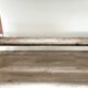 Oak farm bench