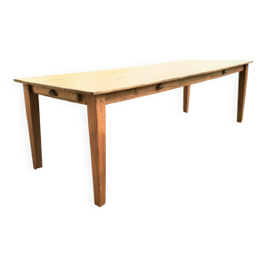 Table de ferme en chêne - 260