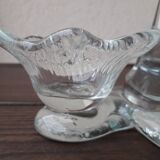 Blown glass salt cellar