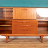 Retro Teak 1960s Jentique Classic Highboard Sideboard