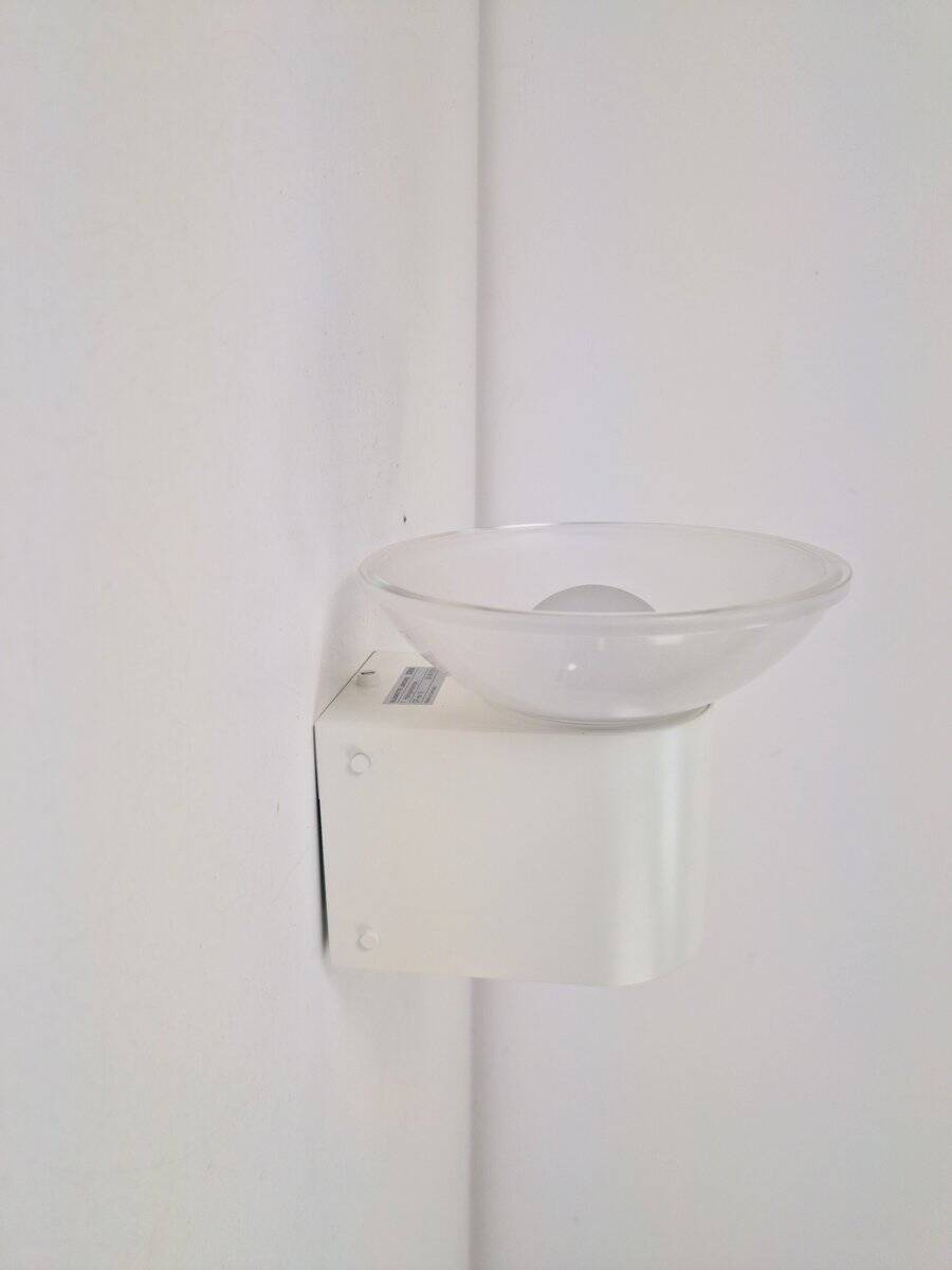 Minimalist 3980 Wall Lamp from Glashütte Limburg, 1970s