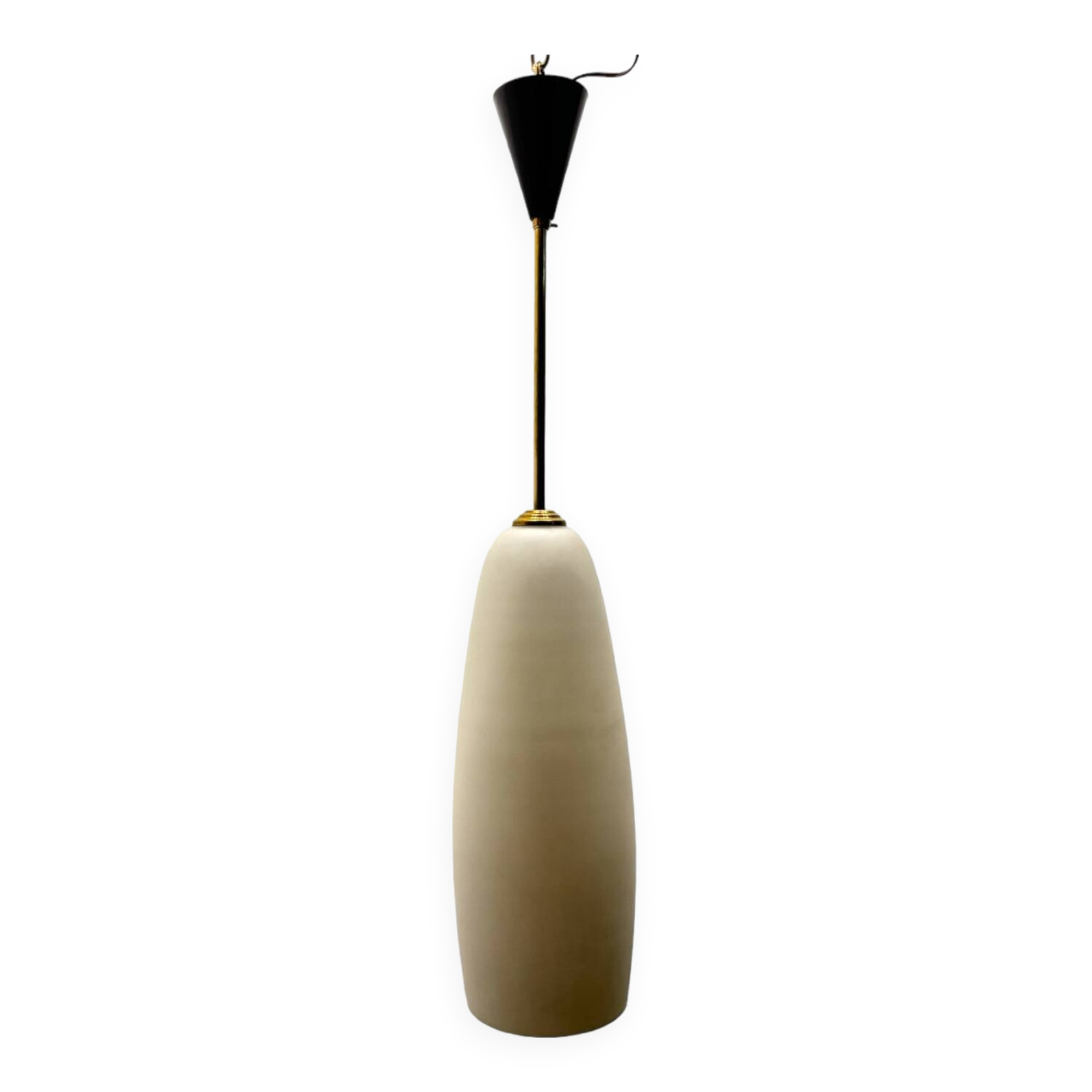 Italian Opaline Glass Light Pendant 1960’s