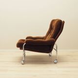 Corduroy armchair, Swedish design, 1960s, production: Sweden