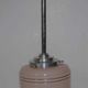 Suspension chandelier metal and opaline (Deutschland) art deco